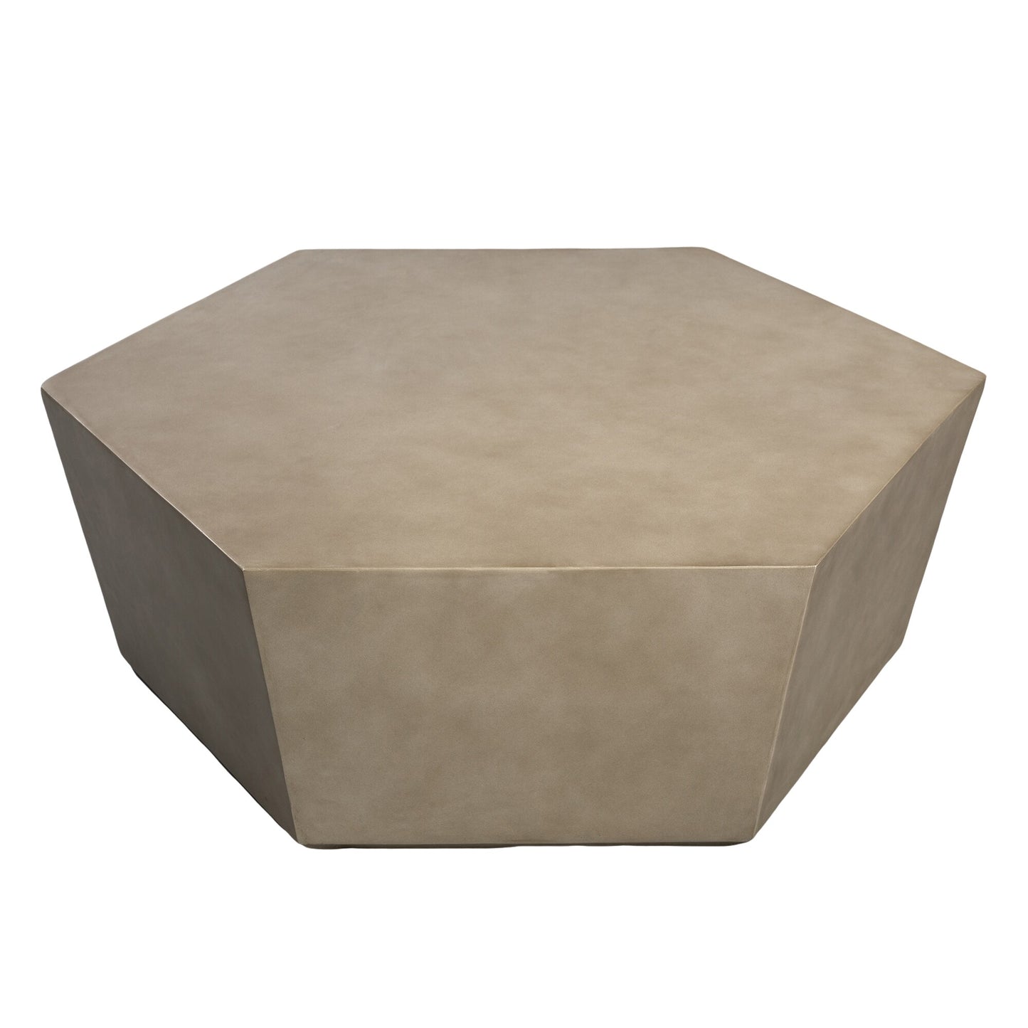 UPHA Hexagonal Coffee Tables Hexagon Outdoor Coffee Table 31-in W x 35-in L
