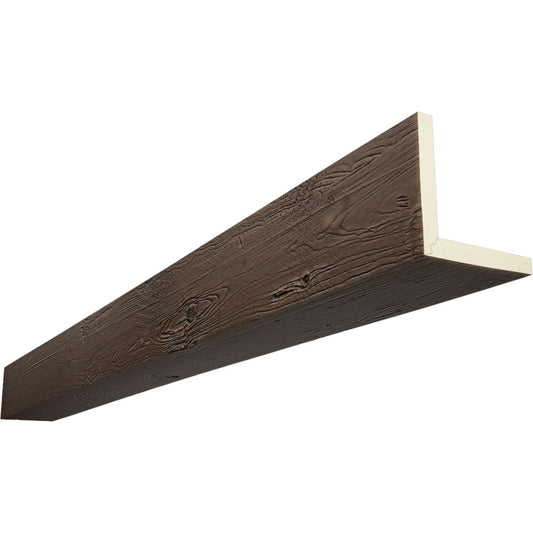 Ekena Millwork 1-in x 4-in x 16-ft Aged Finished Urethane L-Shaped Decorative Beam