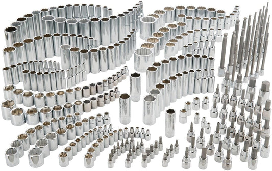 CRAFTSMAN 299-Piece Socket Set, Includes Deep, Shallow Sockets, Hex, Torx, Slotted, Phillips Bits