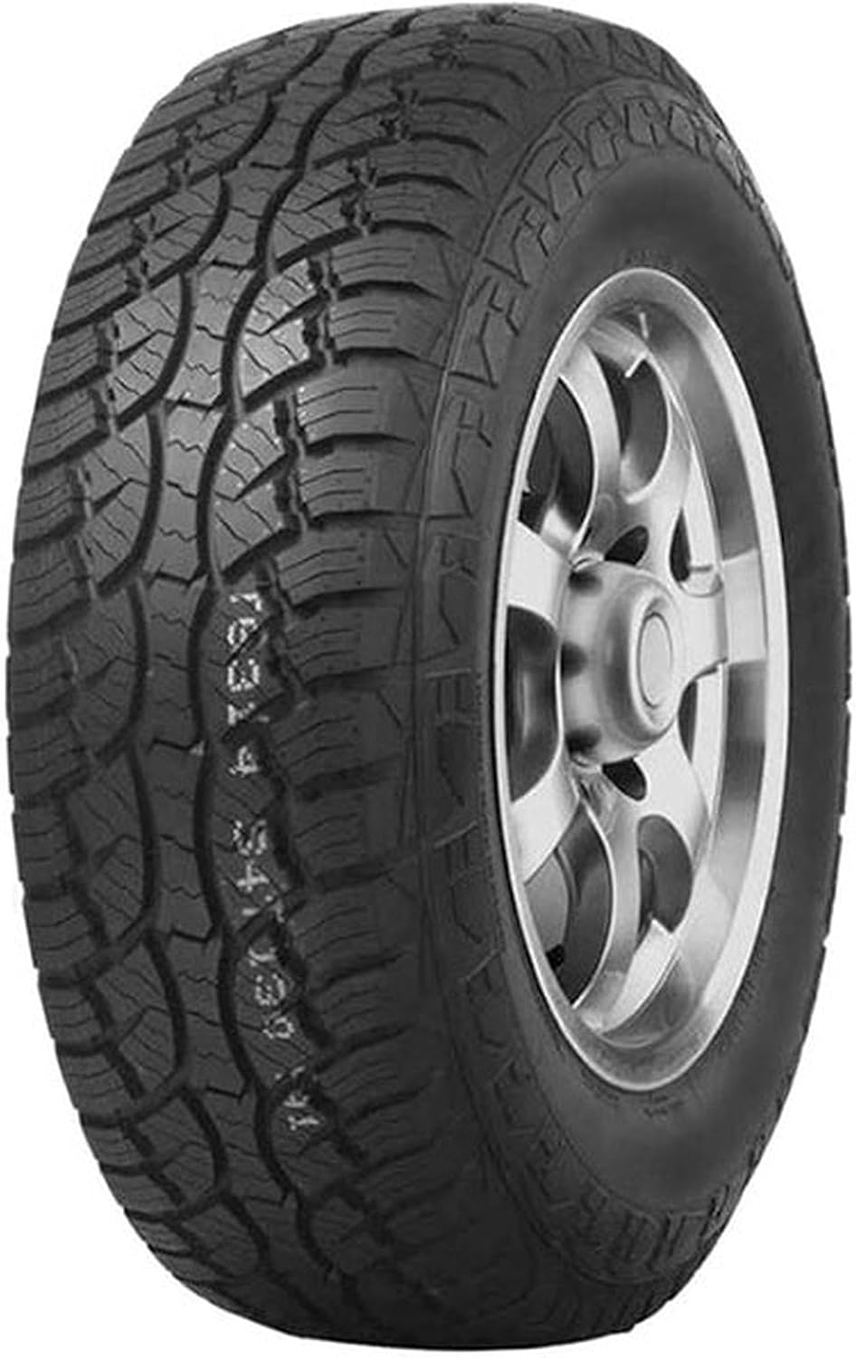 Evoluxx Rotator A/T Truck/Suv All-Terrain Off-Road Radial Tire-275/65R18 275/65/18 275/65-18 116T Load Range SL 4-Ply Owl Outlined White Letters