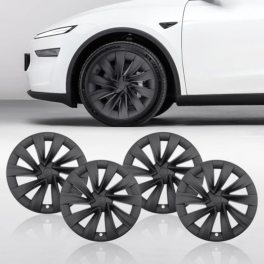 Klutchtech Model Y Wheel Covers 20 inch Juniper Helix 2.0 2025 2026, 20" Matte Black Wheel Protector Compatible with Tesla Model Y Accessories 2025 2026 (Refreshed Juniper Only)