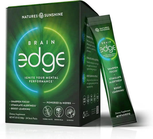 Nature's Sunshine Brain Edge, 24 Stick Packs