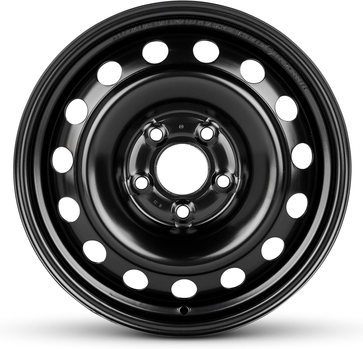 For 2006-2018 Kia Rondo 16 Inch Black Painted Steel Rim - OE Direct Replacement - Road Ready Car Wheel