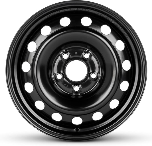 For 2006-2018 Kia Rondo 16 Inch Black Painted Steel Rim - OE Direct Replacement - Road Ready Car Wheel