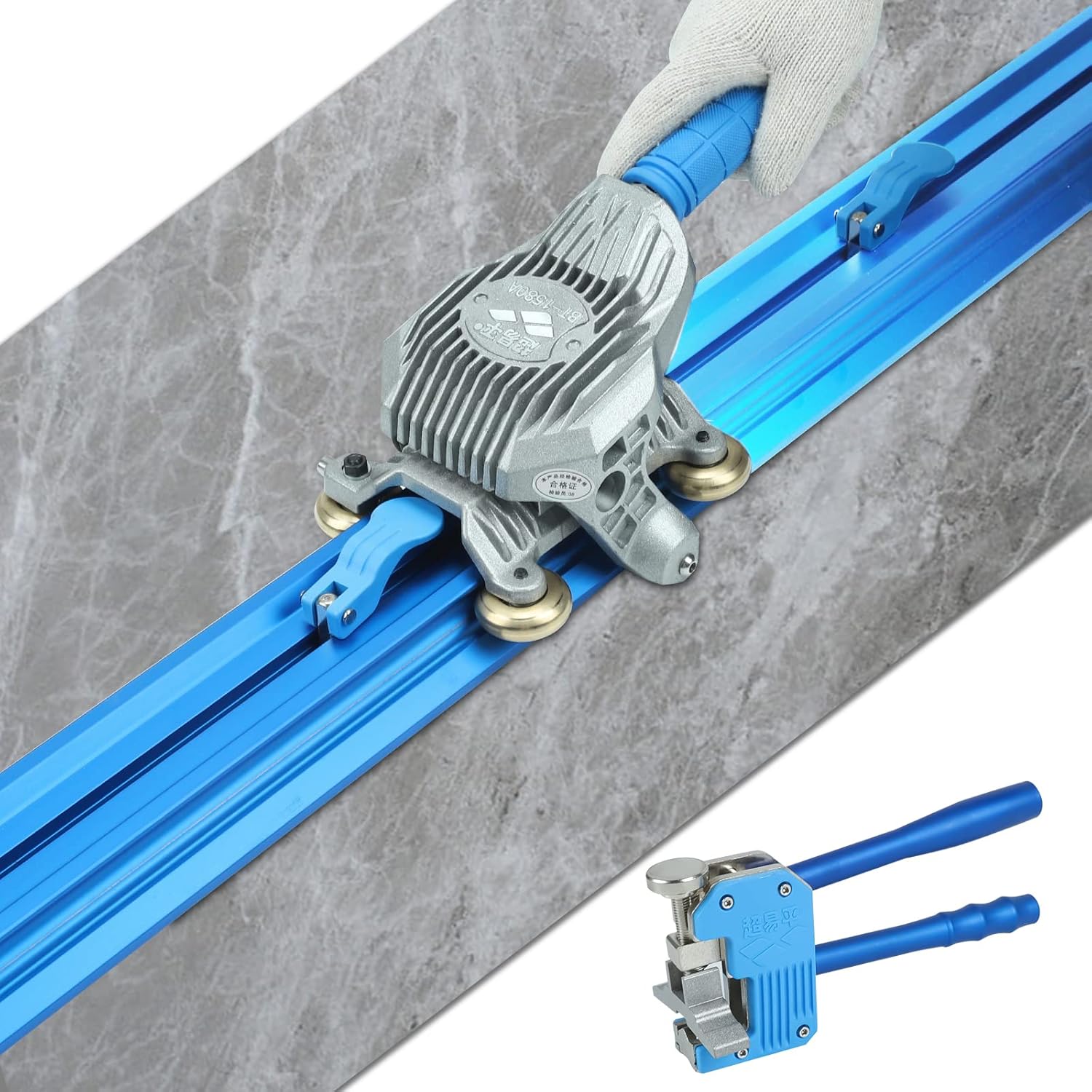 Ceramic Tile Cutter Machine YSJWAER - Manual Cutting Tool for Large Ceramic Porcelain Up to 87"