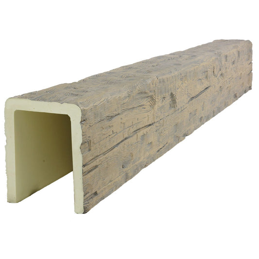 Ekena Millwork 1-in x 5-1/2-in x 10-ft Sandstone Finished Urethane U-Shaped Decorative Beam