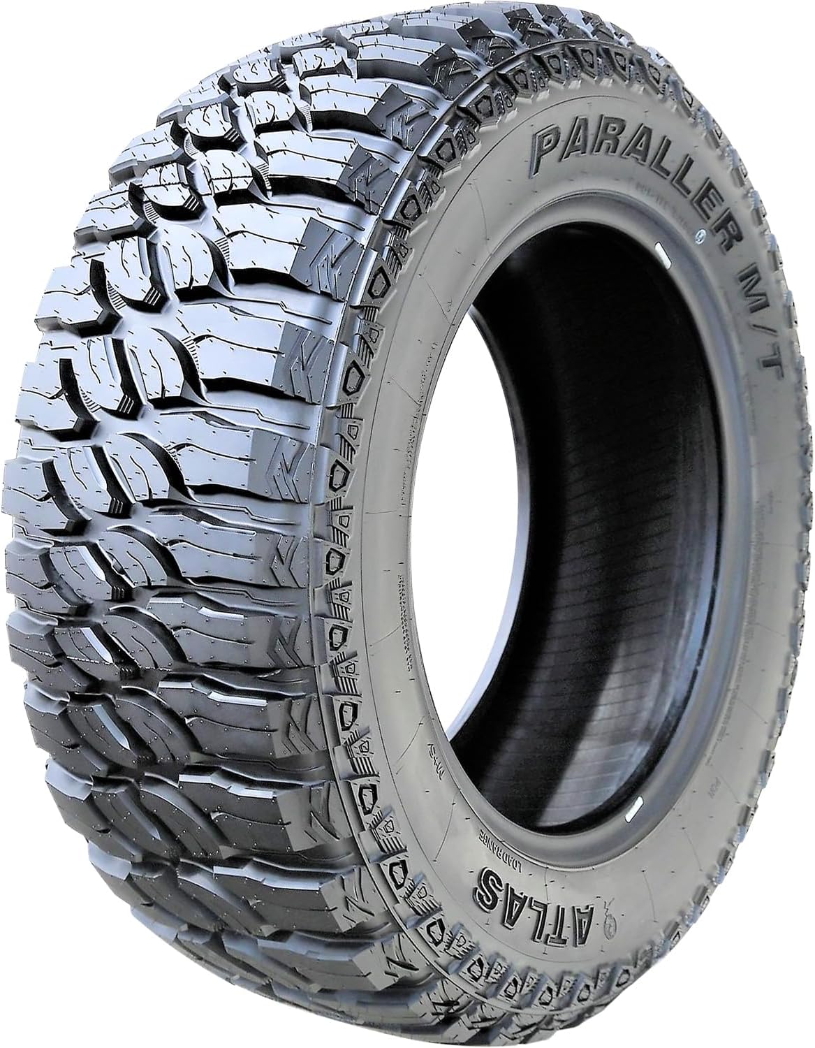 Atlas Paraller M/T Mud Off-Road Light Truck Radial Tire-LT245/75R16 245/75/16 245/75-16 120/116Q Load Range E LRE 10-Ply BSW Black Side Wall