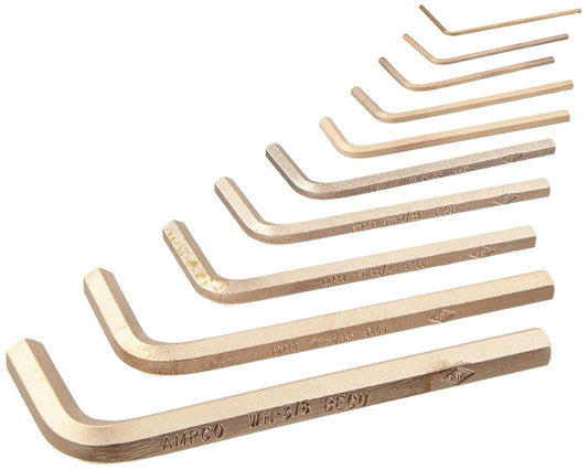 Ampco Safety Tools M-42 Kit with Hex Key, Non-Sparking, Non-Magnetic, Corrosion Resistant, SAE