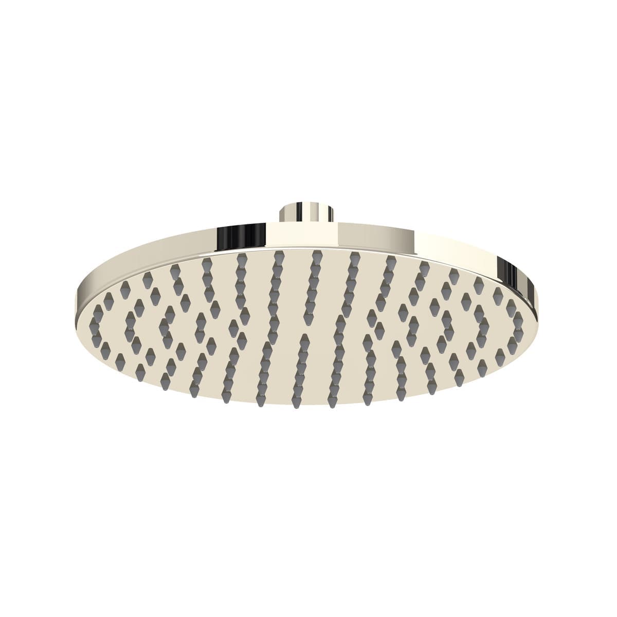 Riobel 8 inch Single Function 1.75 GPM Round Wall Mount Shower Head in Polished Nickel