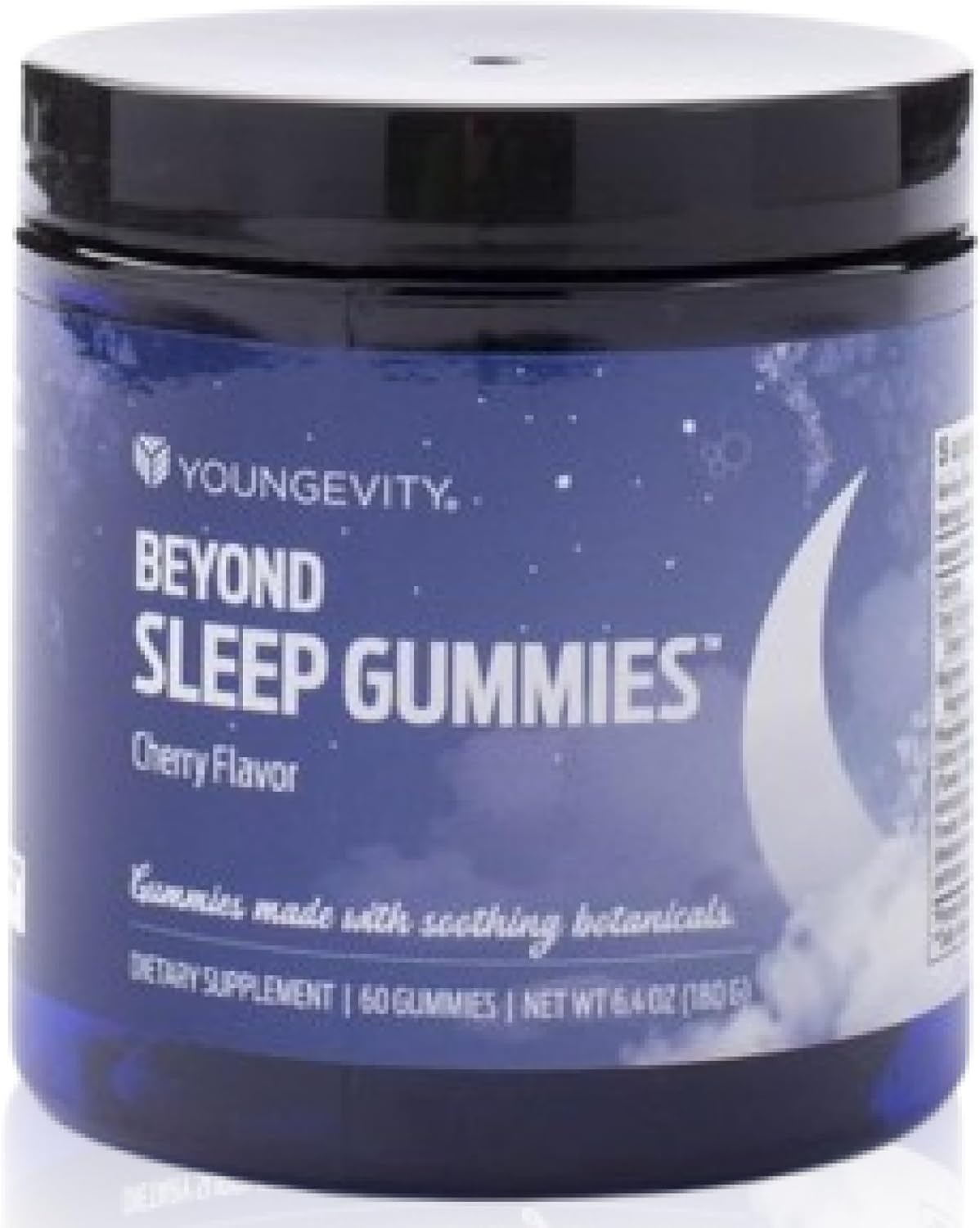 Youngevity Beyond Sleep Gummies – Plant-Derived Melatonin, GABA, L-Tryptophan, Chamomile – Supports Restful Sleep and Relaxation – Tart Cherry Flavor – 60 Vegan, Sugar-Free Gummies