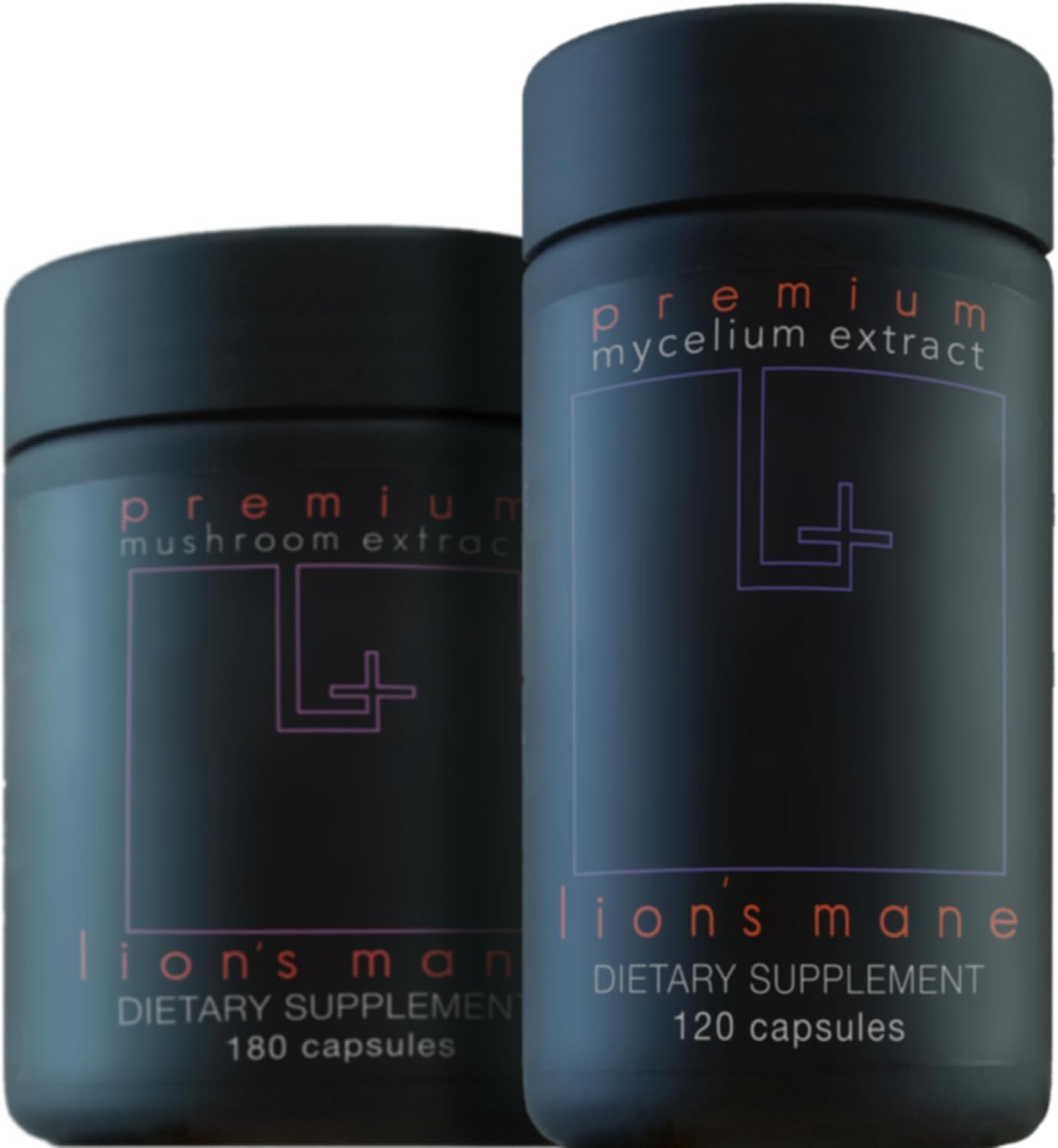 Lion’s Mane Organic Mushroom Extract Oriveda 2-Pack - Fruiting Body 180 v-caps, Mycelium 120 v-caps Supports The Brain and Nervous System