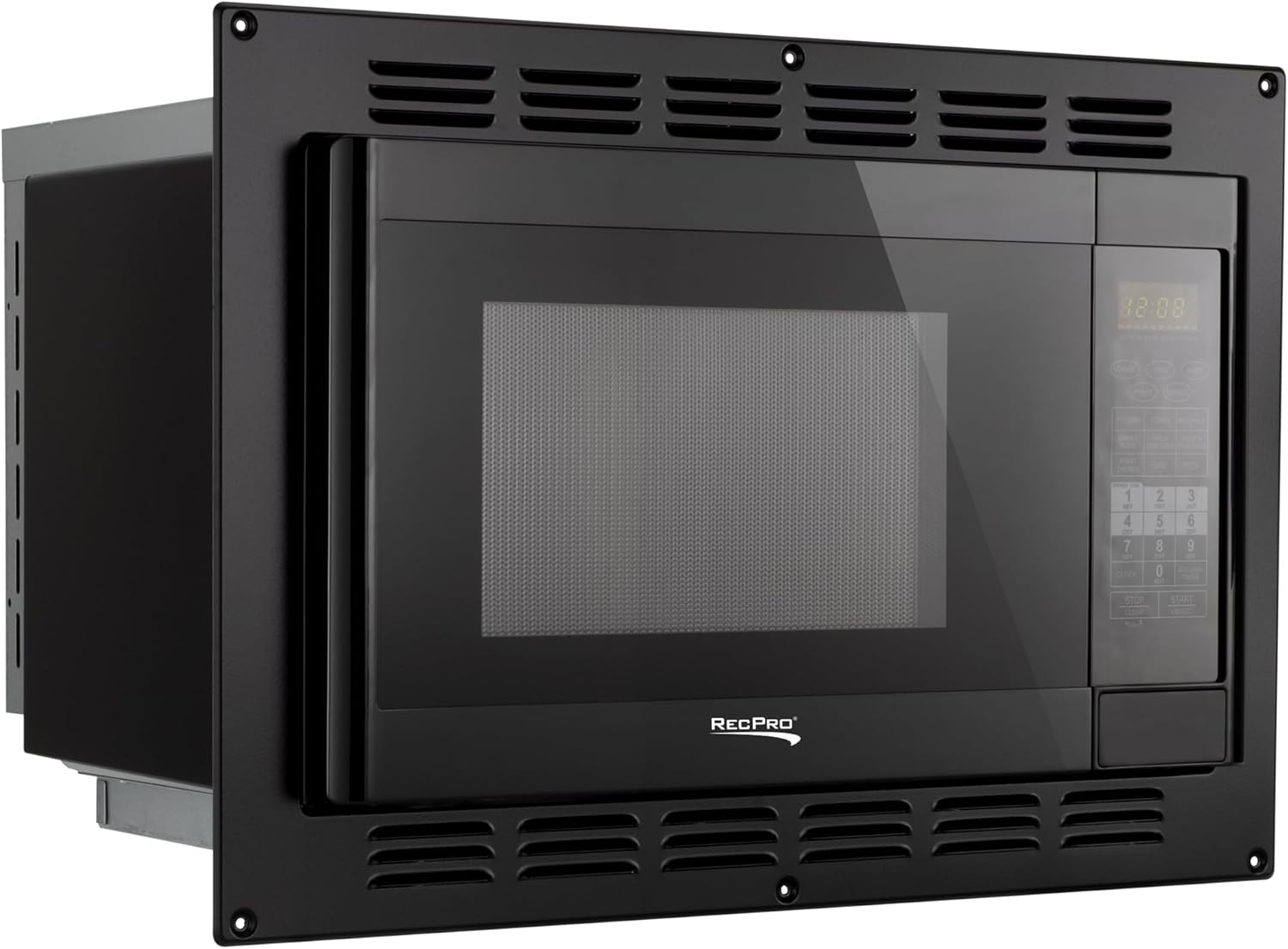 RecPro RV Convection Microwave 1.1 cu. ft. | 120V | Microwave | Appliances | Direct Replacement for High Pointe and Greystone (Black)