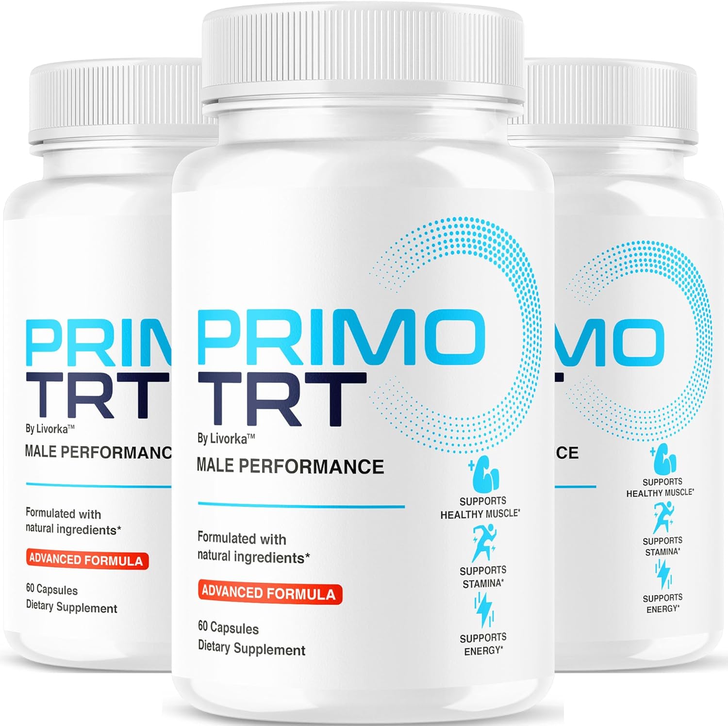 (3 Pack) Primo TRT Pills - Official PrimoTRT Supplement Capsules For Men - Maximum Strength Energy Support, Natural Primo TRT Vitamins Support Overall Health & Wellness, 180 Capsules For 3 Months