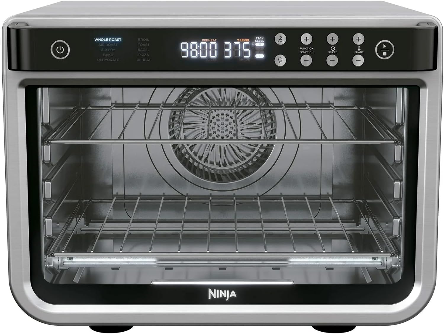 Generic Ninja DT200 Foodii 8 in 1 XL Pro Air Fry Oven, Large Countertop Convection Oven with Digital Display Made Air Fry, Air Roast, Bake & More, Silver