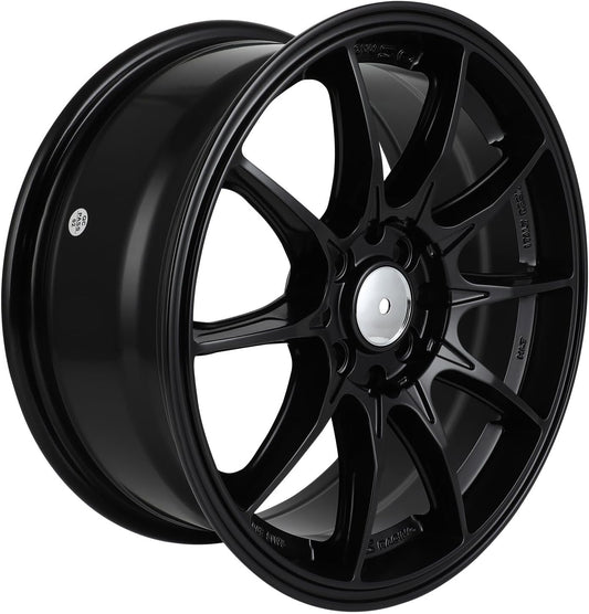 ECCPP 16 inch Wheel rim size:16 * 7.0in,ET:38,H/PCD:8 * 100/114.3,CB:73.1,MATT BLACK-1 pcs