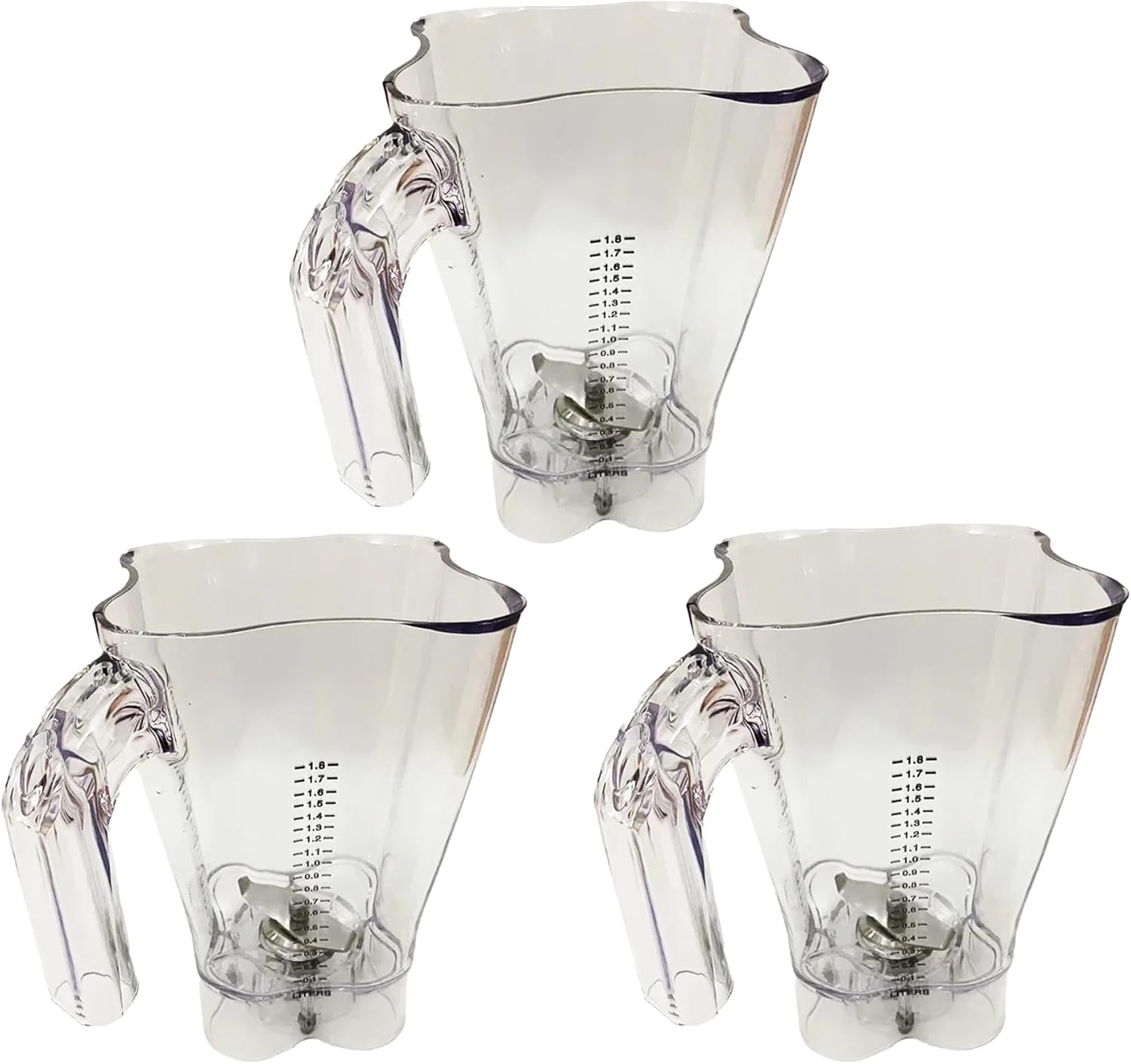 Mixing Cup,(without Lid) Blender Cup Body,Compatible For Hamilton Beach,for HBH550 HBH650 HBH850 Mixing Cup With Blade Part(3pcs)