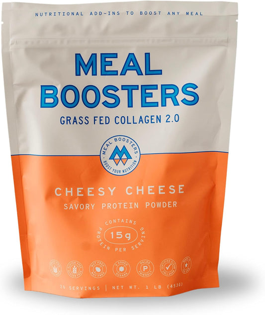 Savory Cheesy Protein Powder – 15g High Protein Meal Enhancer – Low Carb Cheese Supplement for Cooking, Meal Prep & Recovery – Collagen Peptides