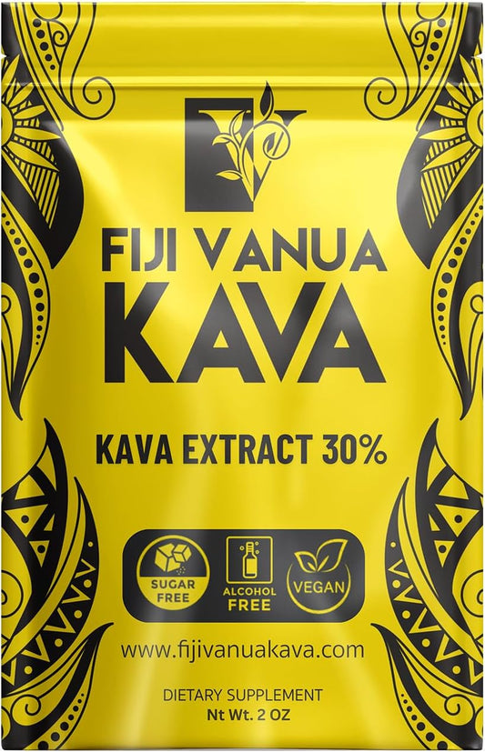 30% Kava Extract Powder, High-Potency, Water-Soluble Kava Drink Powder, 2 oz