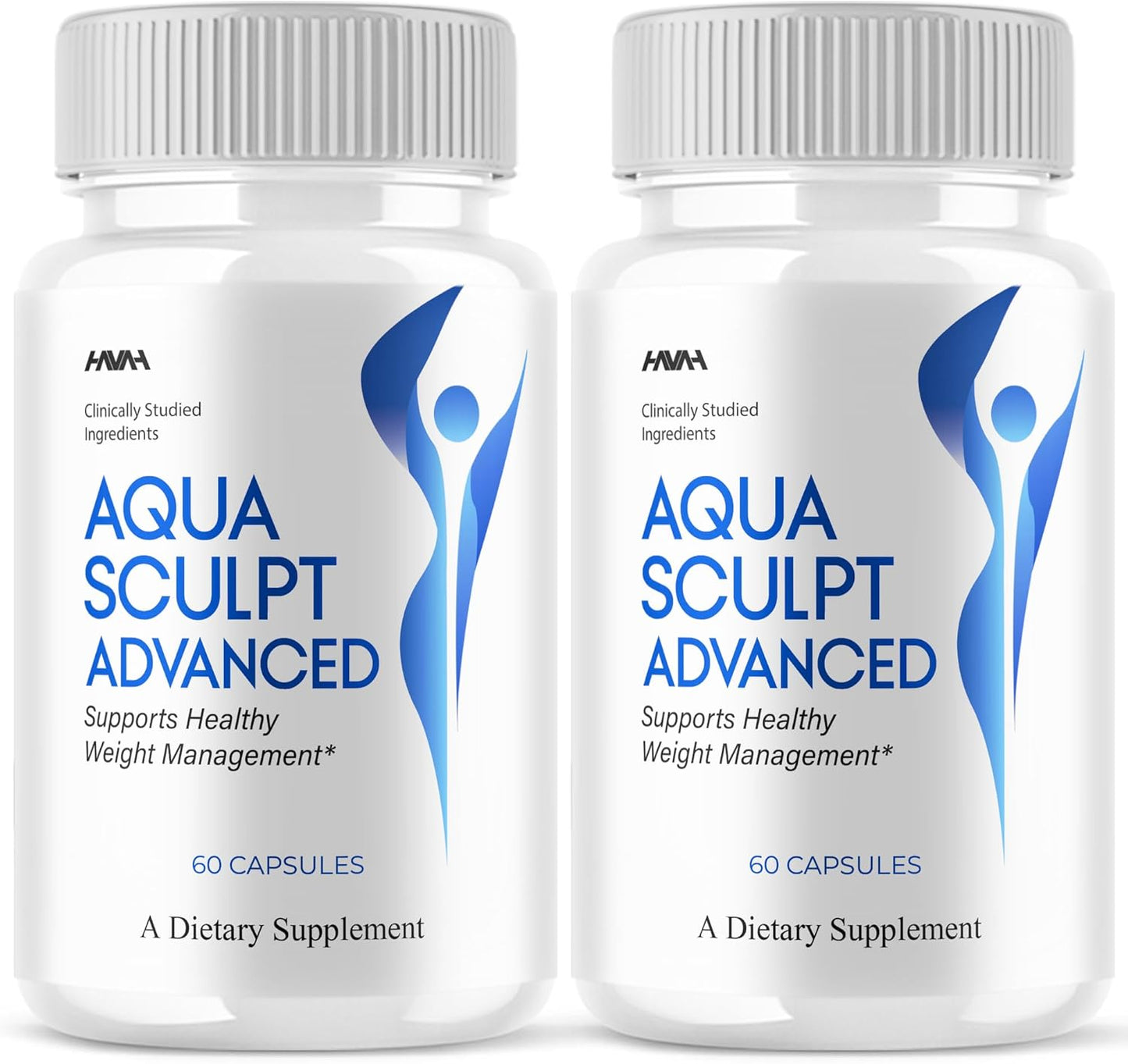 (2 Pack) Aqua Sculpt Advanced Formula, AquaSculpts Advanced Maximum Strength Health & Wellness Support Supplement Formula, AquaSculptAdvanced Premium Health Management Support Formula (120 Capsules)
