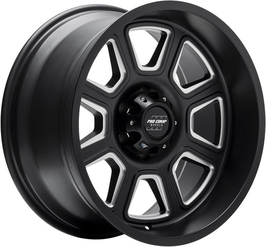 ProComp Alloys 5164-213647 Black Wheel with Alloy Steel (20 x 10. inches /6 x 135 mm, -18 mm Offset)