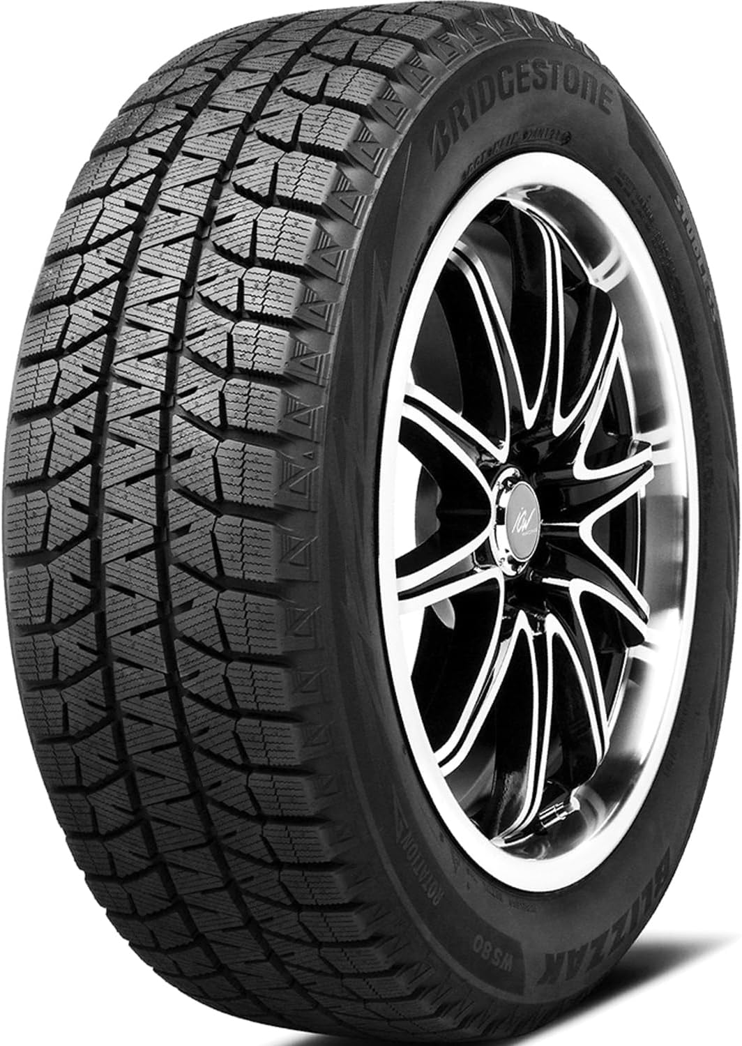 Bridgestone Blizzak WS80 Winter/Snow Passenger Tire 215/50R17 95 H Extra Load