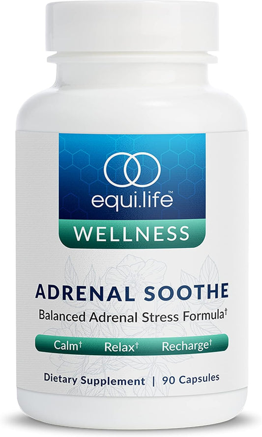 Equilife Herbal Support Supplement with Ashwagandha and L-Theanine, Designed for Daily Overall Wellness, Supplements for Men & Women, Gluten Free, Vegan, Dairy Free, Non GMO, 90 Capsules