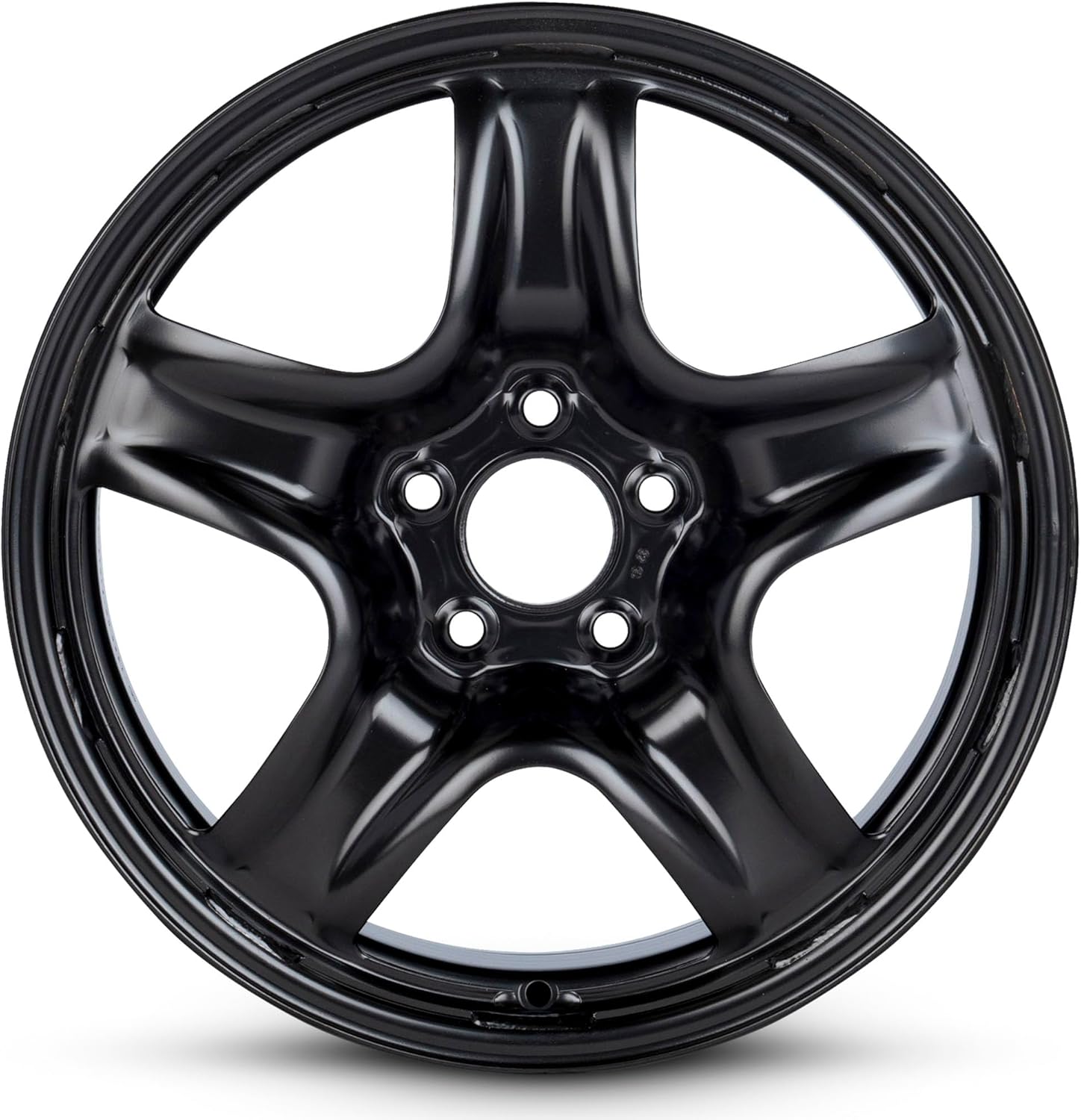 For 2005-2010 Chevrolet Cobalt 17 Inch Black Painted Steel Rim - OE Direct Replacement - Road Ready Car Wheel