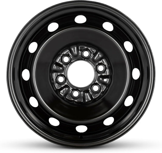 For 2004-2024 Ford F-150 17 Inch Painted Black Steel - Genuine OEM Rim - Road Ready Truck Wheel
