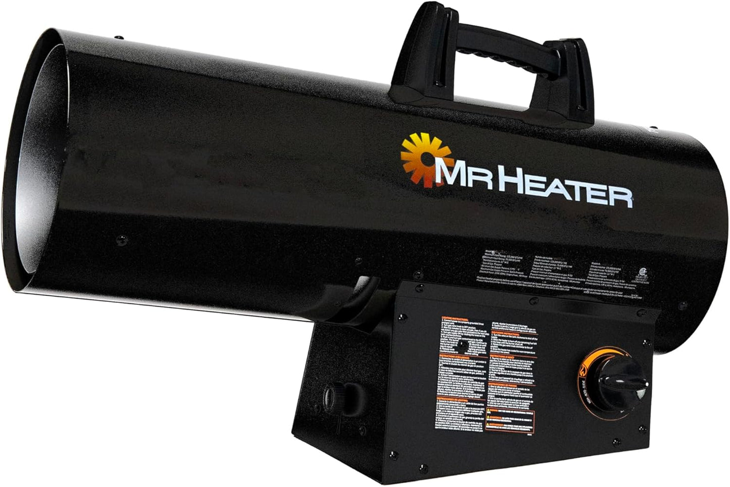 Mr. Heater 125,000 BTU Forced Air Propane Space Heater with 10 ft. Hose and Regulator