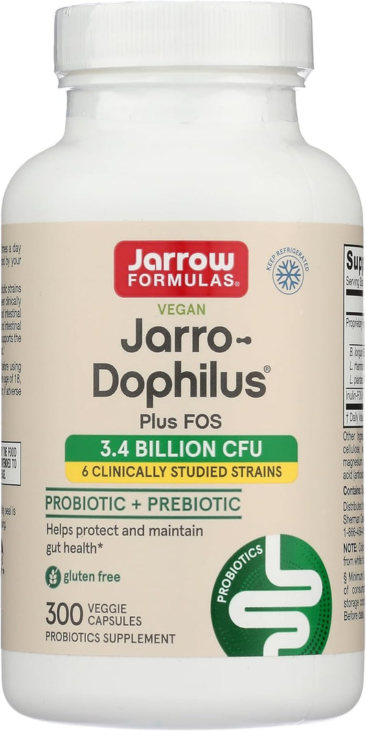 JARROW FORMULAS Jarro-Dophilus + FOS, 300 CT