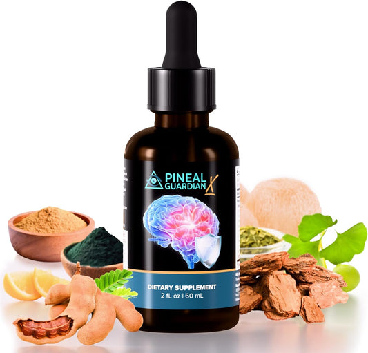 Nutraville Pineal Guardian X - Rapid Pineal Gland Decalcification Drops for Cognitive Health Support - Brain Supplement to Keep Cognitive Function, Memory and Focus in Top Shape - 60ml