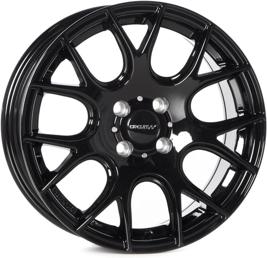 Circuit Performance CP31 16x7 Wheel Gloss Black 4x100 Bolt Pattern, 16 Inch, +40mm Offset, 73.1mm CB, Compatible with 88-05 Honda Civic, 90-01 Acura Integra, Mazda Miata Wheels