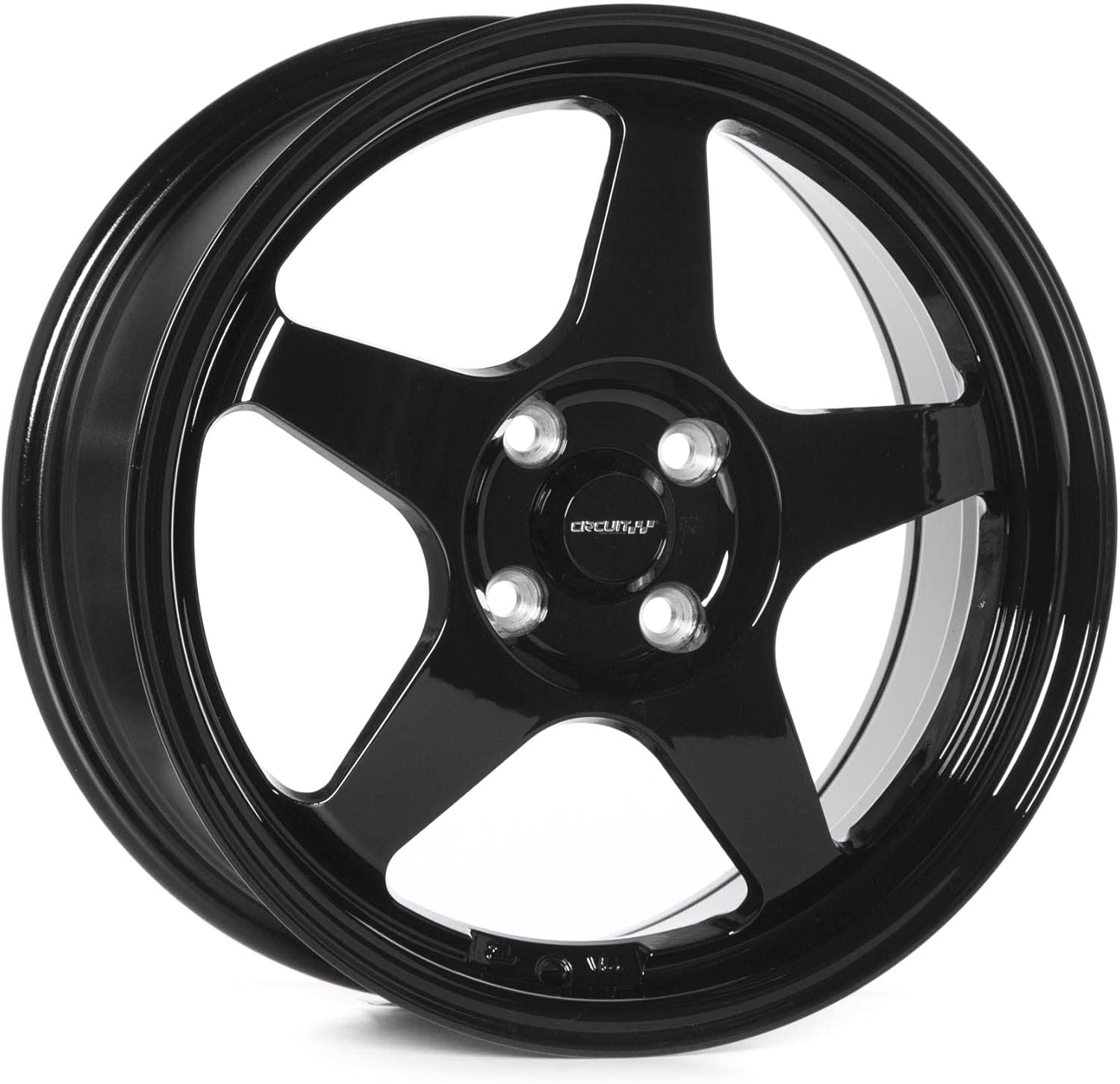 Circuit Performance CP22 16x7 Gloss Black 4x100 +35mm Offset Wheels Spoon SW388 Style Rims compatible with Honda Civic, Acura Integra, Mazda Miata