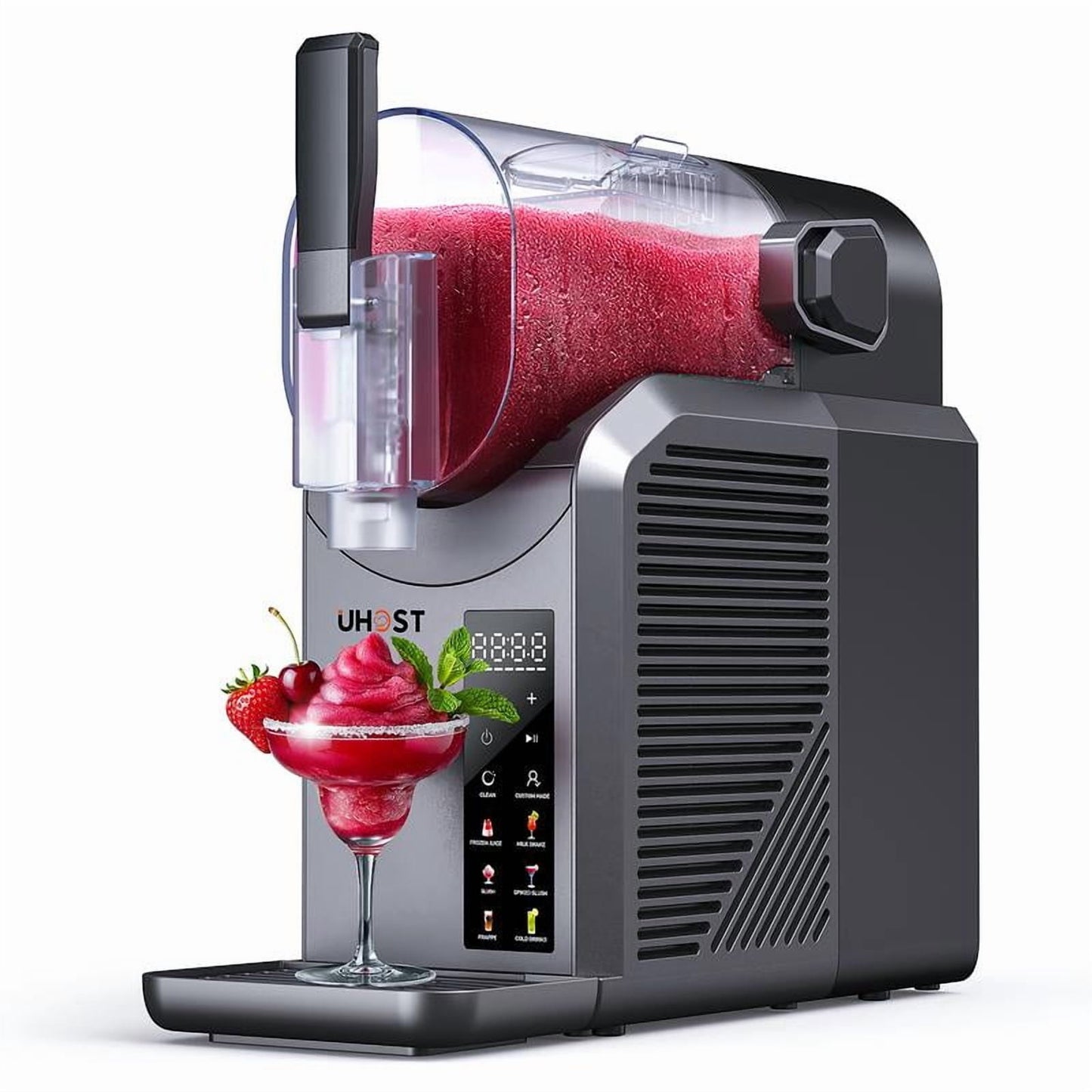 72 Oz Slushy Machine with 7 Preset Programs & No Ice Needed for Home & Pool Parties, Makes Margaritas, Frappés, Milk Shakes - Frozen Drink Maker