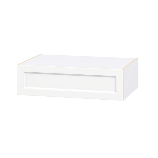 Hugo&Borg Riviera 36-in W x 10-in H x 24-in D Bright White Wall Fully assembled Cabinet Recessed Panel
