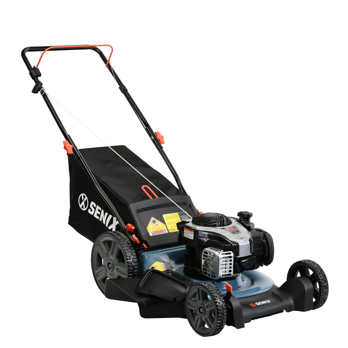 SENIX  21 In. 140cc 4-Cycle 3-In-1 Push Gas Lawn Mower