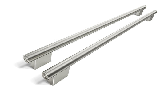 KitchenAid Stainless Steel Handle Hardware Accessory Kit for KitchenAid 42-Inch Built-In Side-by-Side Refrigerator