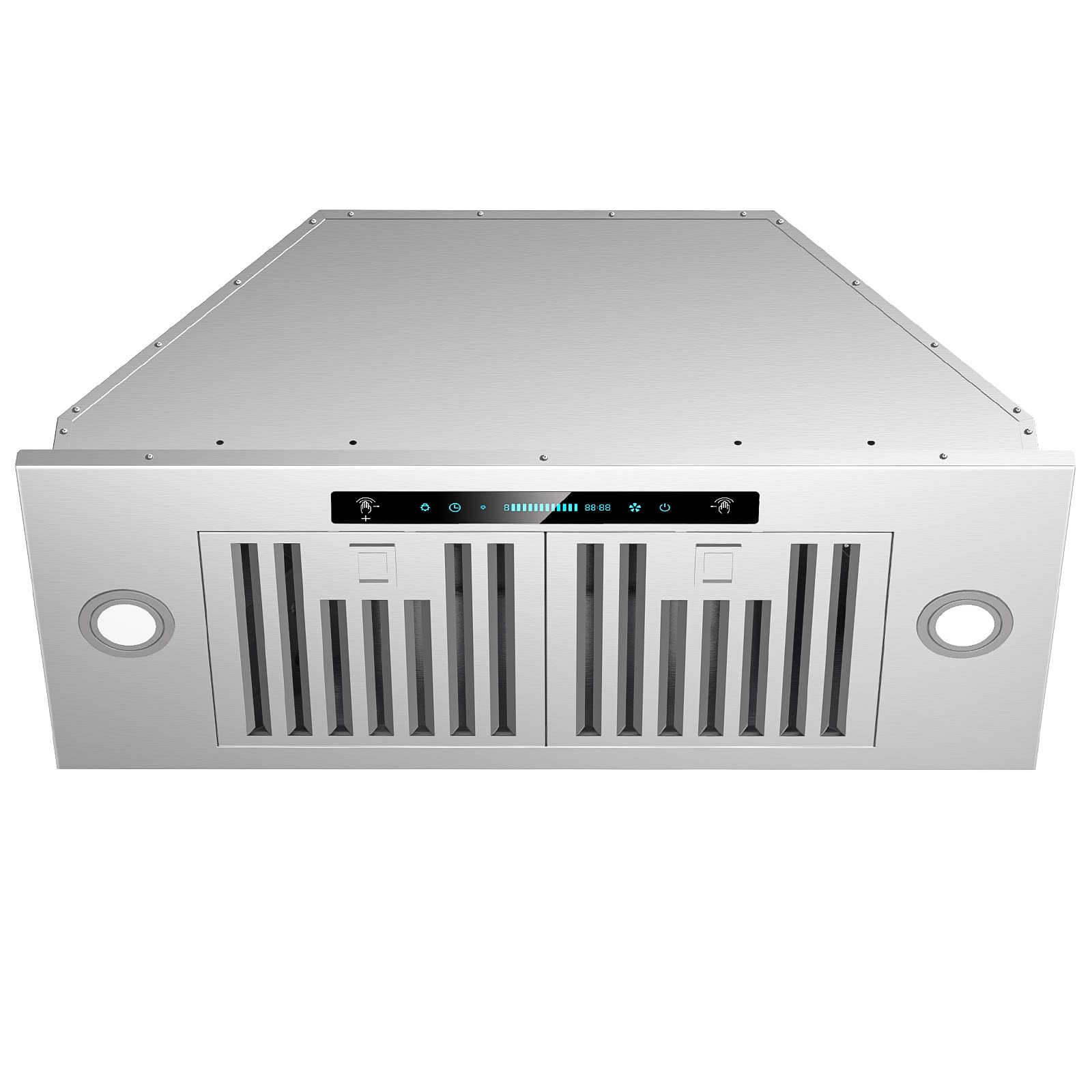 DIVAN  30IN 400CFM Insert Under Cabinet Stainless Range Hood with 4-Speed Gesture Control