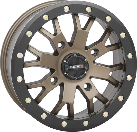System 3 15S3-3238 SB-4 Wheel - 15x7-4+3(+15mm) - 4/137 - Bronze