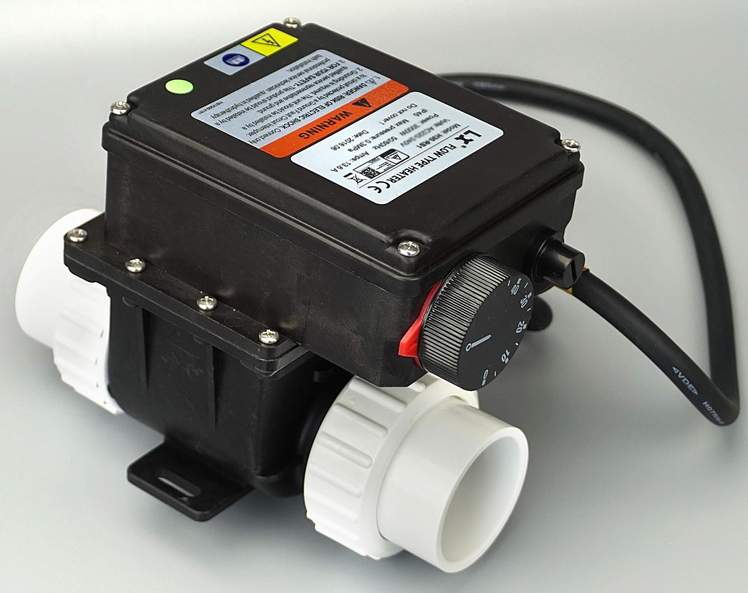 UCEDER Hot Tub LX H20-Rs1 Thermostat 110V 2kw with Adjustable Temperature Thermostat for Some hot tubs,Underground Small Pool &Bathtub（Suggest Connect 20A Adapter or Breaker