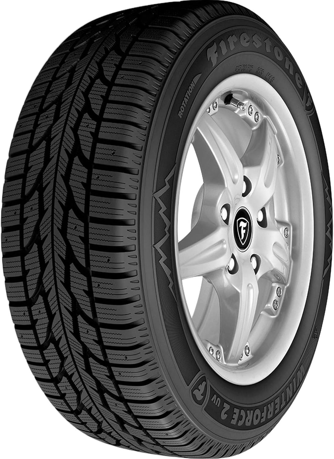 Firestone Winterforce 2 UV Studdable Winter/Snow Tire P215/75R15 100 S
