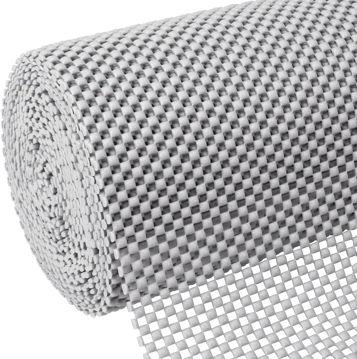 BALEINE Cabinet Liner, Drawer and Shelf Liner for Kitchen Cabinets Non-Adhesive, Non-Slip Protect Desks, Cupboard, Drawers, Shelves, Tableware (24 in x 20 Ft, Gray)