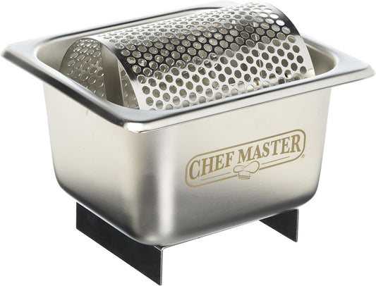 Stainless Steel Butter Spreader, Griddle Butter Roller Saver That Can Hold 3 Sticks of Butters, Butters Spreader Wheel for Breakfast, Tailgating, Picnics, Camping, Griddle Tools by Chef Master - 90021