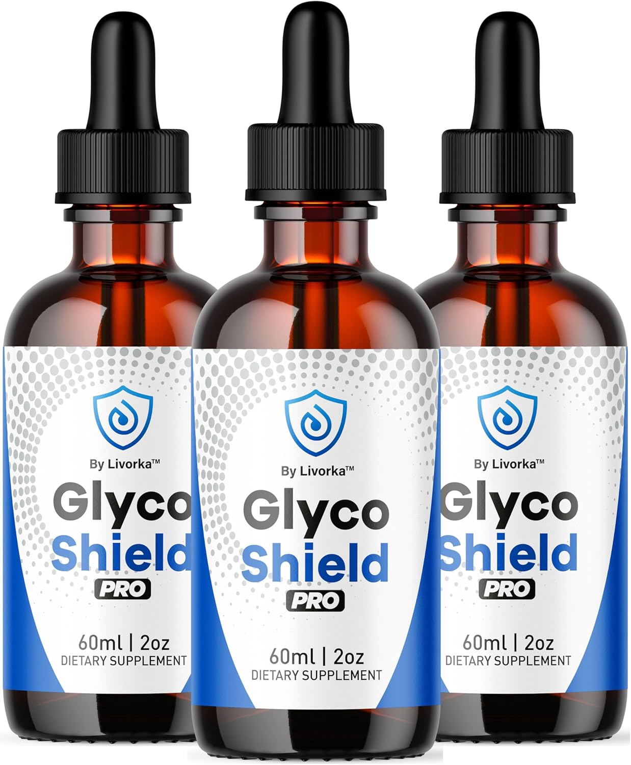 (3 Pack) Glyco Shield Drops - Official GlycoShield Pro Blood Formula Support Supplement Drops - Maximum Strength Original Natural to Overall Wellness and Support Health Reviews, 3 Bottles for 3 Months
