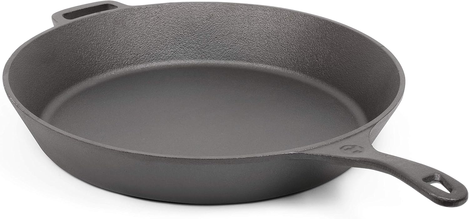 Commercial CHEF 15-inch Pre-seasoned Cast Iron Skillet
