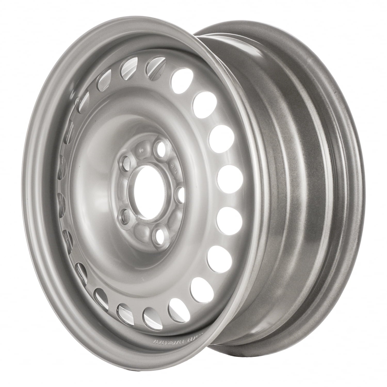 Remanufactured Painted Silver Steel Wheel 15 x 6 2T1Z1007A fits 2010-2013 Ford Transit Connect