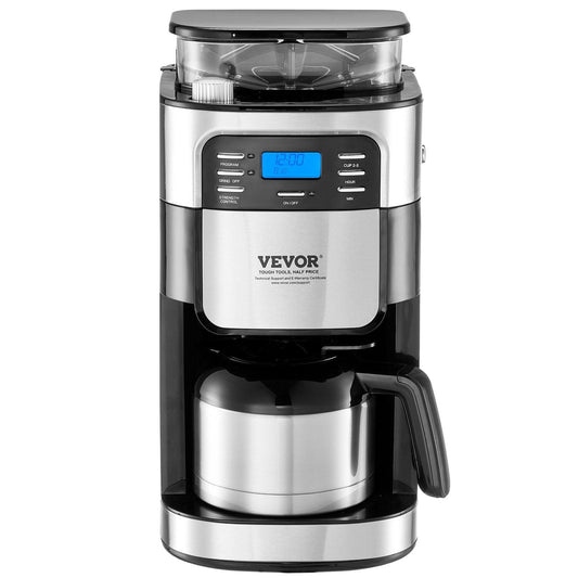 Automatic Drip Coffee Maker - 8-Cup Capacity with 24-Hr Delay Timer, Programmable Coffee Brewer