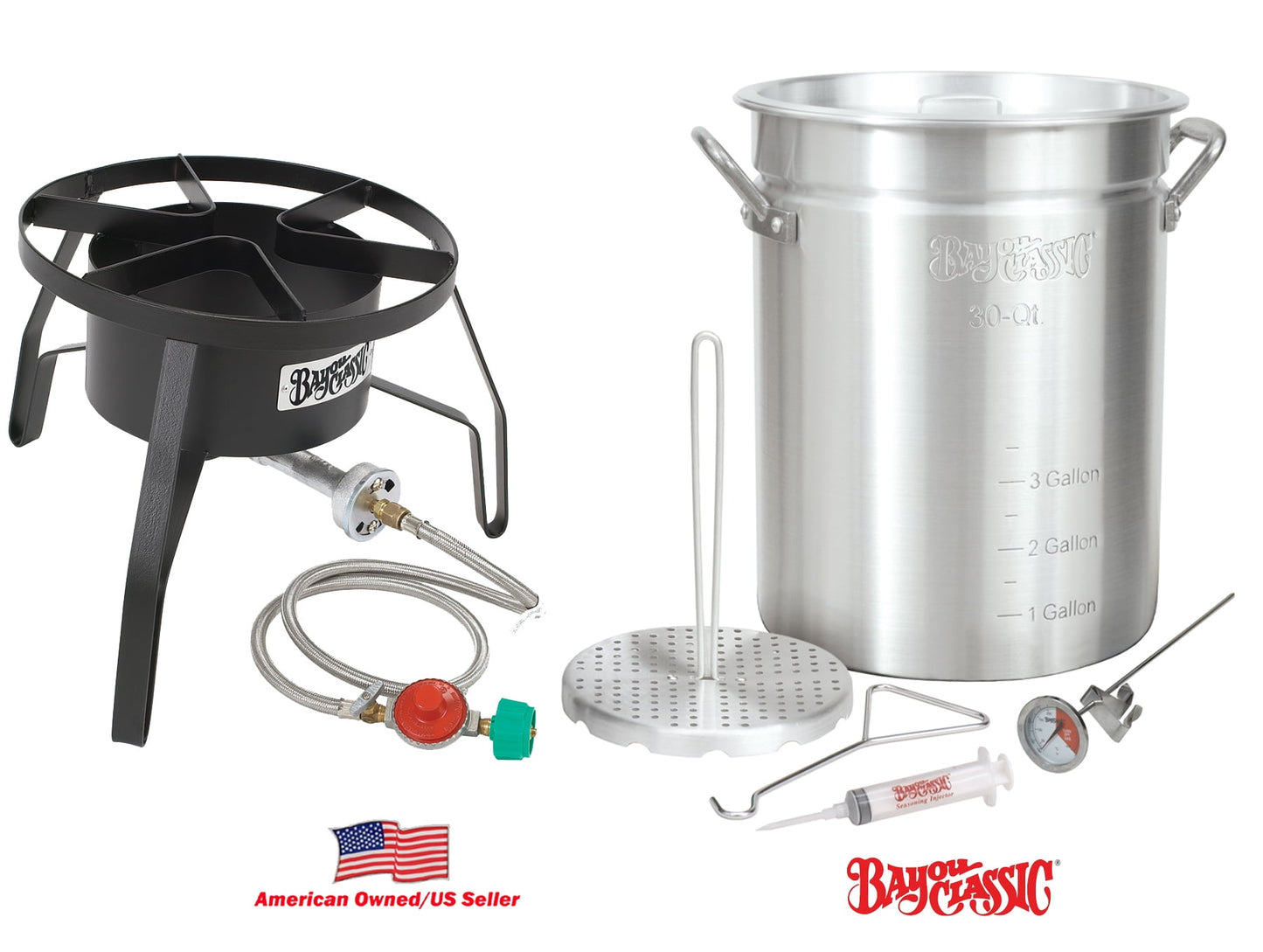Bayou Classic 3066A 30-Quart Outdoor Turkey Fryer Kit