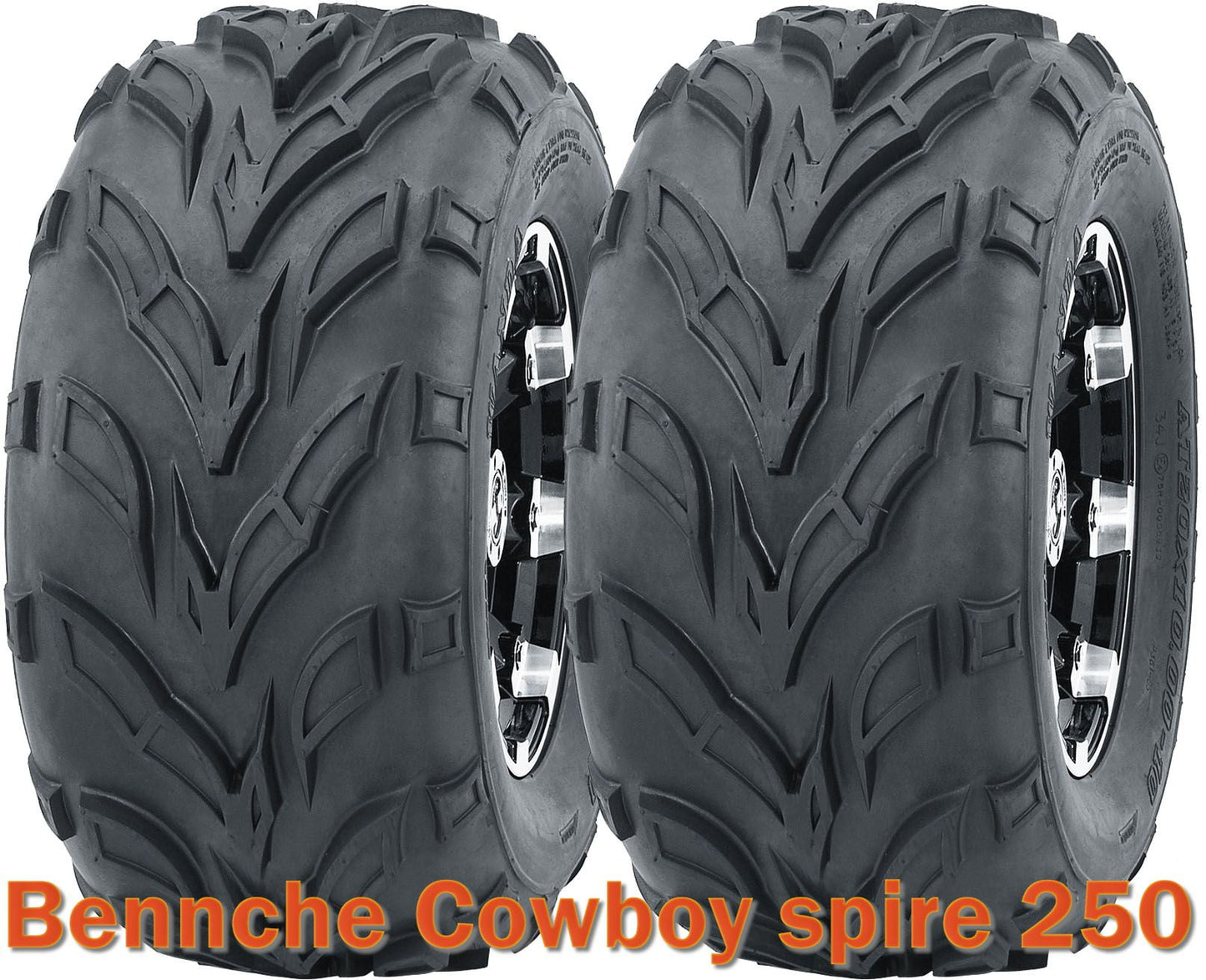 Bennche Cowboy spire 250 ATV front tires set 22x7-10 22x7x10