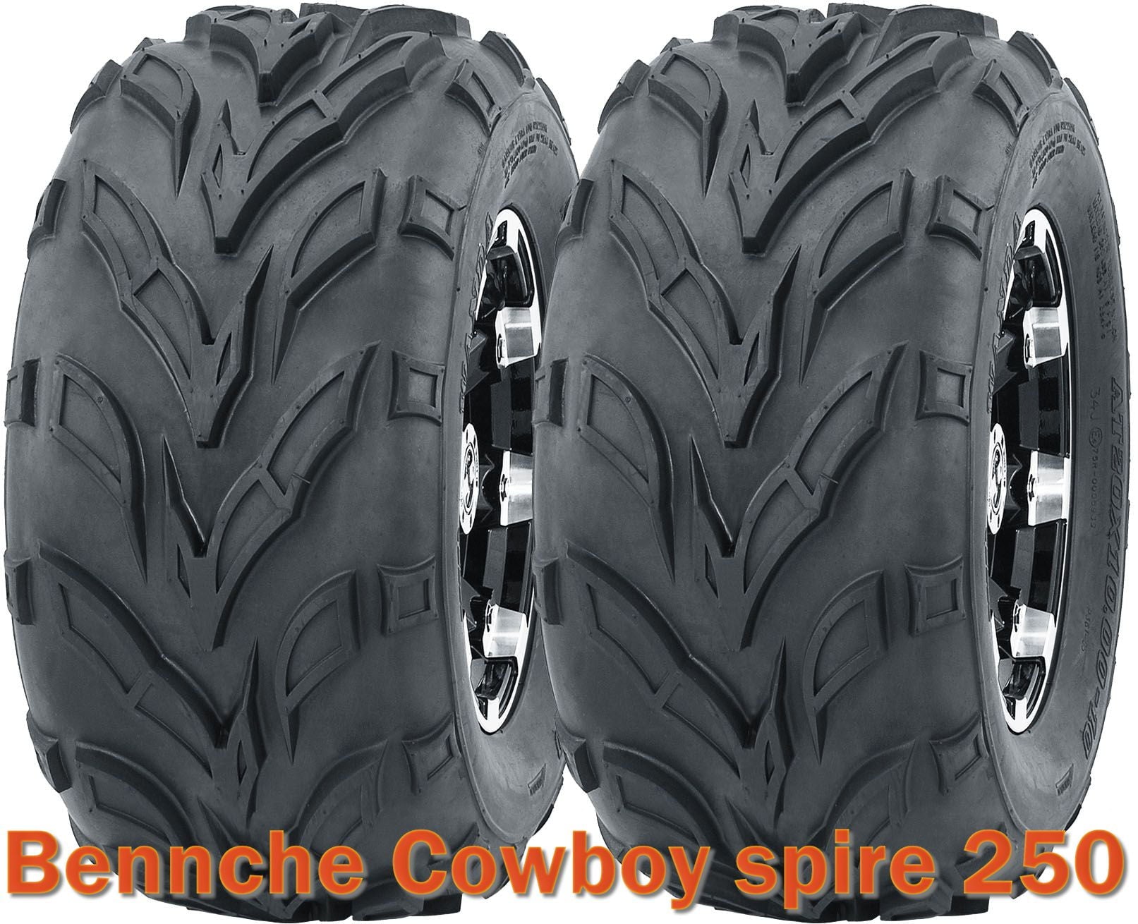 Bennche Cowboy spire 250 ATV front tires set 22x7-10 22x7x10